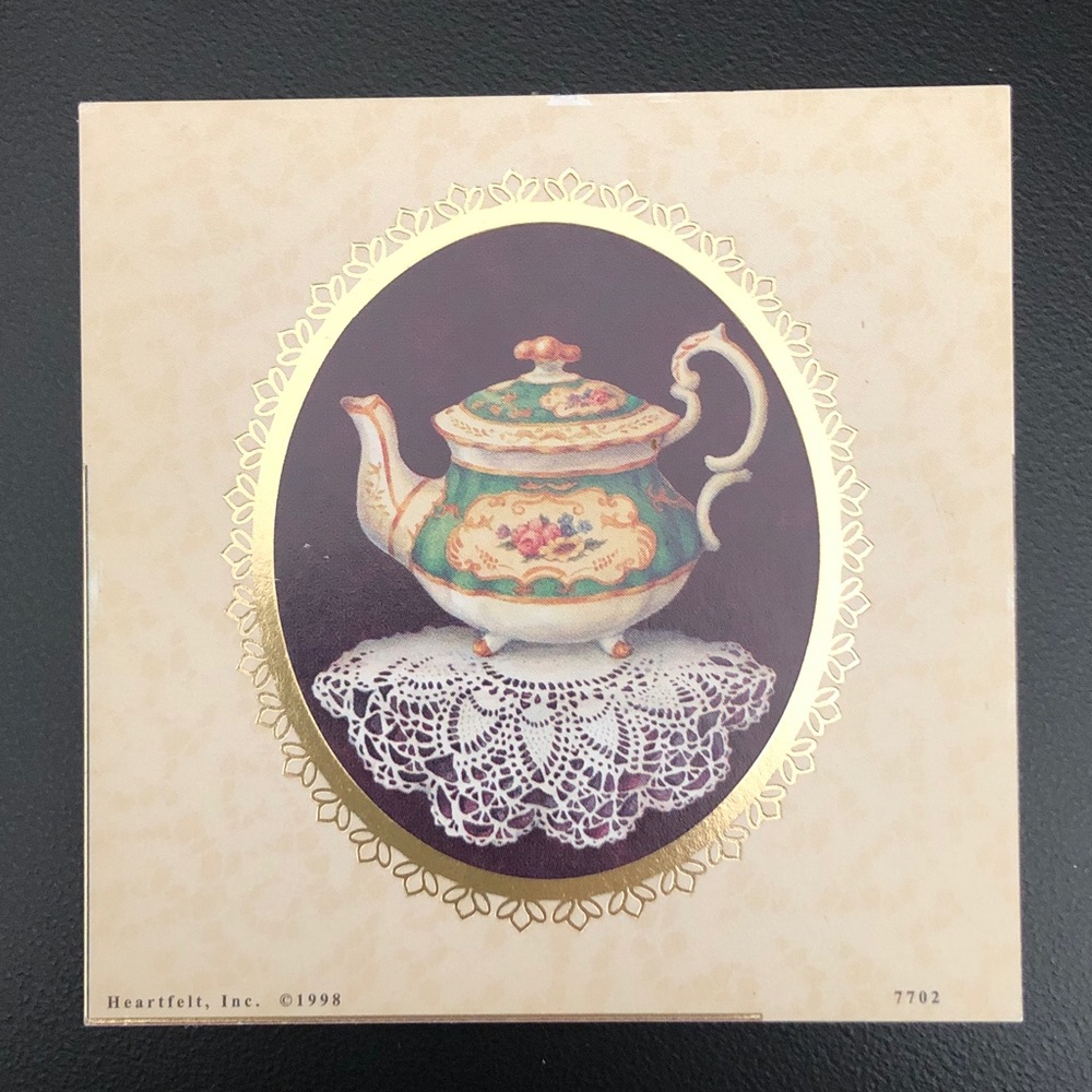 Vintage Teapot Miniature Still Life Art Print